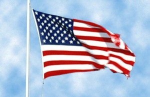 Foto de la bandera de los EEUU.