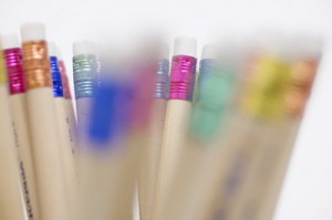 Una coleccion de lapices. A collection of pencils.