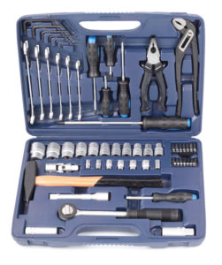 Toolbox with different instruments awaiting your use