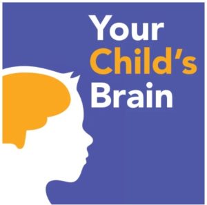The graphic NPR uses for its podcast Your Child's Brain