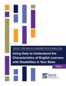 NCEO ELL Toolkit, Tool 1 Cover Page