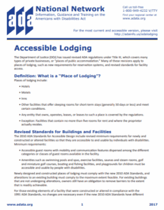 Image of ADA National Network FactSheet
