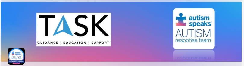 TASK and Autism Speaks logos.